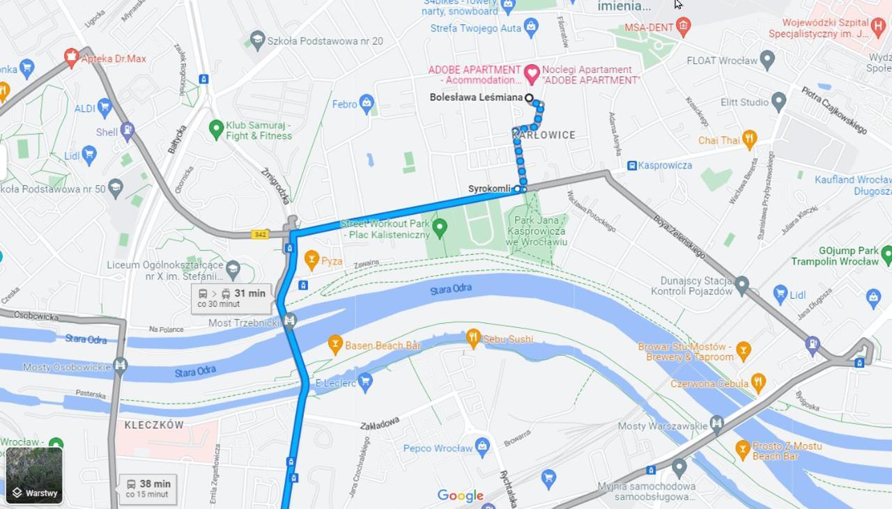 Adobe Apartment - Przytulny I Free Parking Breslavia Esterno foto